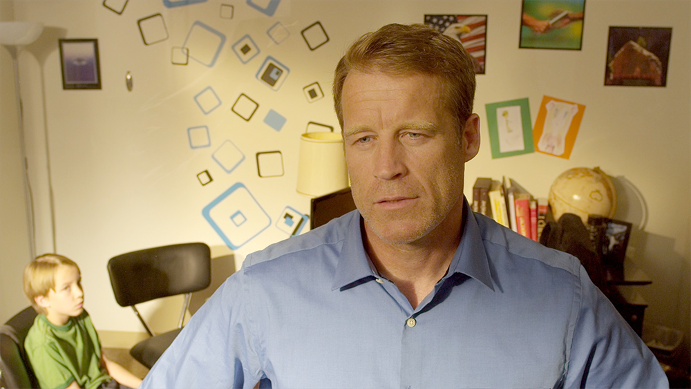Mark Valley has a reflective moment