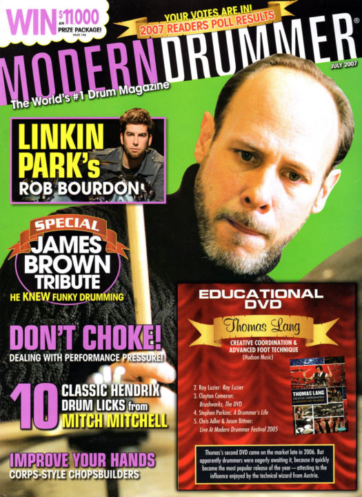 A Drummer's Life ranked in the Modern Drummer Reader's Poll